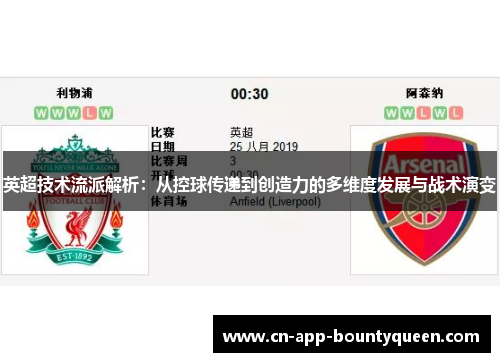 英超技术流派解析：从控球传递到创造力的多维度发展与战术演变